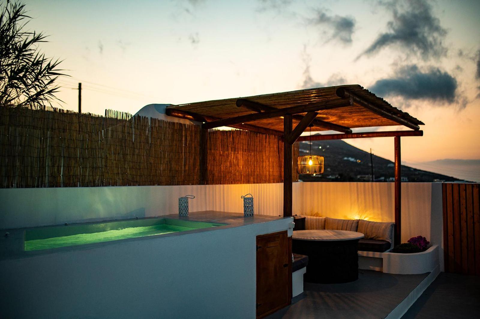 Sunrise Villa Santorini Vourvoulos Ngoại thất bức ảnh
